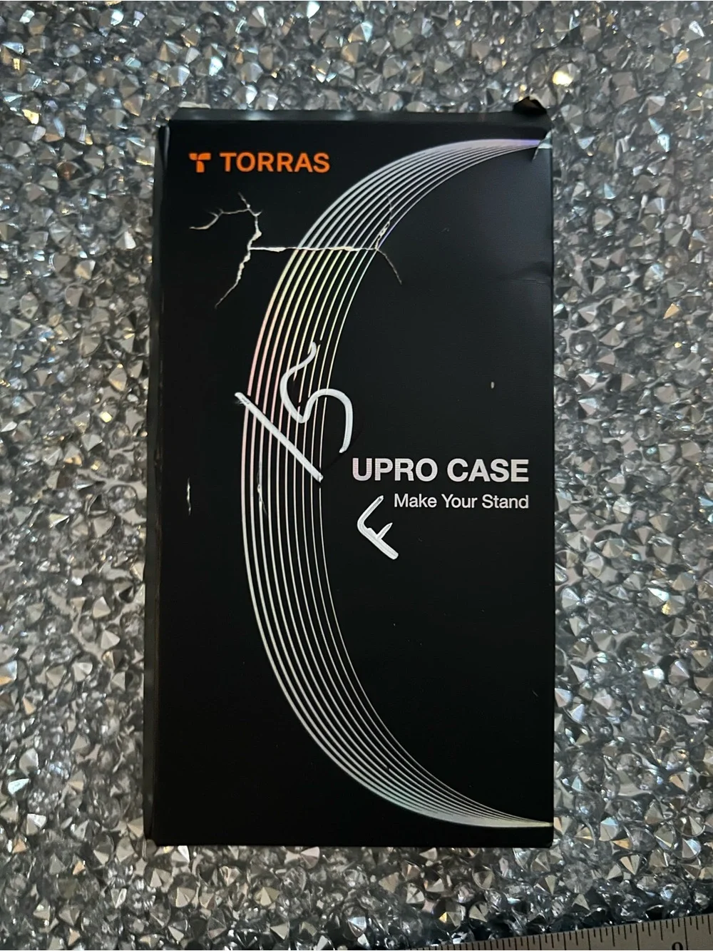 iPhone 15 Clear Phone Case with Silver Ring Stand